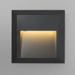 Set mit 2 modernen Wandleuchten dunkelgrau inkl. LED - Gem 2