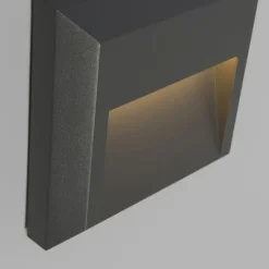 Set mit 2 modernen Wandleuchten dunkelgrau inkl. LED - Gem 2