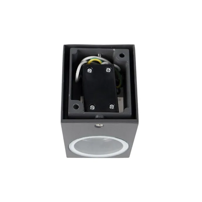 Set mit 2 modernen Wandleuchten Anthrazit IP44 - Baleno I.