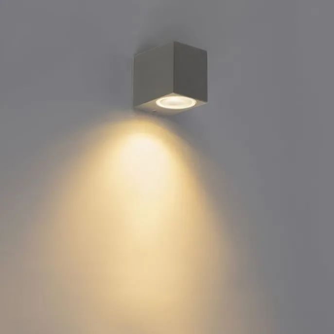 Set mit 2 modernen Wandleuchten Anthrazit IP44 - Baleno I.