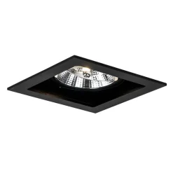 Set mit 6 Moderner Einbau Spot schwarz 18 cm verstellbar - Artemis 111