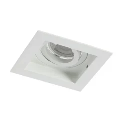 Set mit 6 Moderner Einbaustrahler weiß verstellbar - Carree