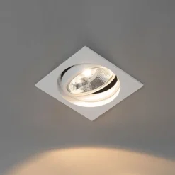 Set mit 6 Modernes versenktes Spotweiß verstellbar - Chuck 111