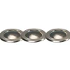 Set mit 3 Outdoor-Bodenstrahlern aus Stahl verstellbar IP65 - Delux