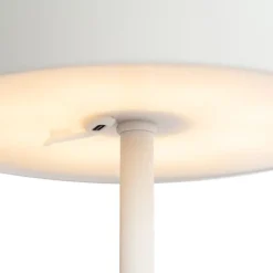 Set mit 2 Outdoor-Tischlampen Pilz weiß wiederaufladbar - Keira