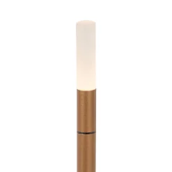 Set mit 2 Outdoor-Tischlampen gold mit Dimmer wiederaufladbar - Sjarel
