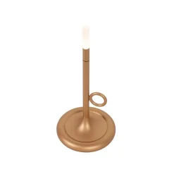Set mit 2 Outdoor-Tischlampen gold mit Dimmer wiederaufladbar - Sjarel