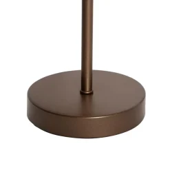 Set mit 2 Outdoor-Tischleuchten Pilz Dunkelbronze Wiederaufladbar - Keira
