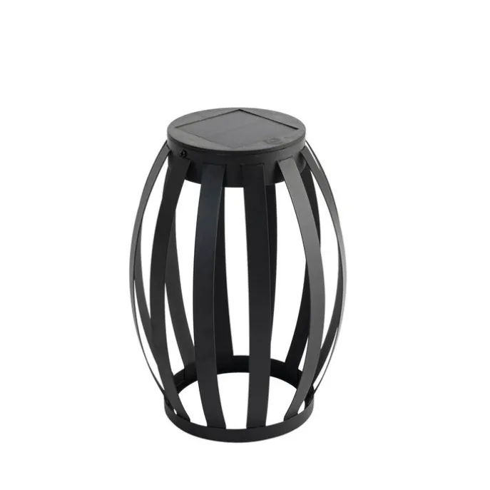 Set mit 2 Outdoor-Tischleuchten schwarz 3-stufig dimmbar Solar & wiederaufladbar - Sheldon