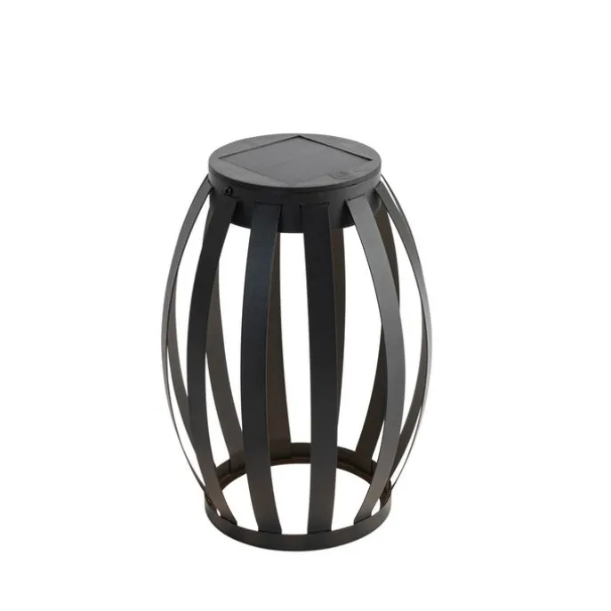 Set mit 2 Outdoor-Tischleuchten schwarz 3-stufig dimmbar Solar & wiederaufladbar - Sheldon