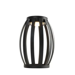 Set mit 2 Outdoor-Tischleuchten schwarz 3-stufig dimmbar Solar & wiederaufladbar - Sheldon