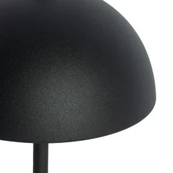 Set mit 2 Outdoor-Tischleuchten Pilz Schwarz wiederaufladbar - Keira