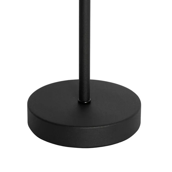 Set mit 2 Outdoor-Tischleuchten Pilz Schwarz wiederaufladbar - Keira