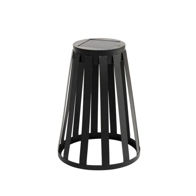 Set mit 2 Outdoor-Tischleuchten Schwarz Inkl. LED 3-Stufen Dimmer Solar und Akku - Penny