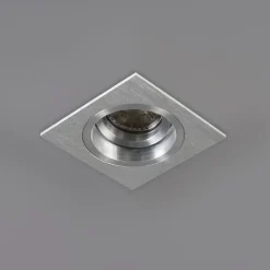 Set mit 6 quadratischen Aluminium-Einbaustrahlern, verstellbar - Chuck