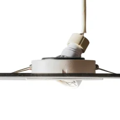 Set mit 6 Quadratischer Einbauspot weiß schwenkbar und kippbar - Artemis