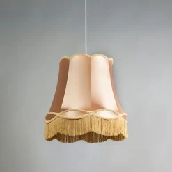 Set mit 4 Retro Hängelampen gold 45 cm - Granny