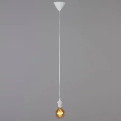 Set mit 4 Retro Hängelampen grün 45 cm - Granny