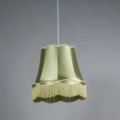 Set mit 4 Retro Hängelampen grün 45 cm - Granny