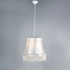 Set mit 4 Retro-Hängelampen creme 45 cm - Granny