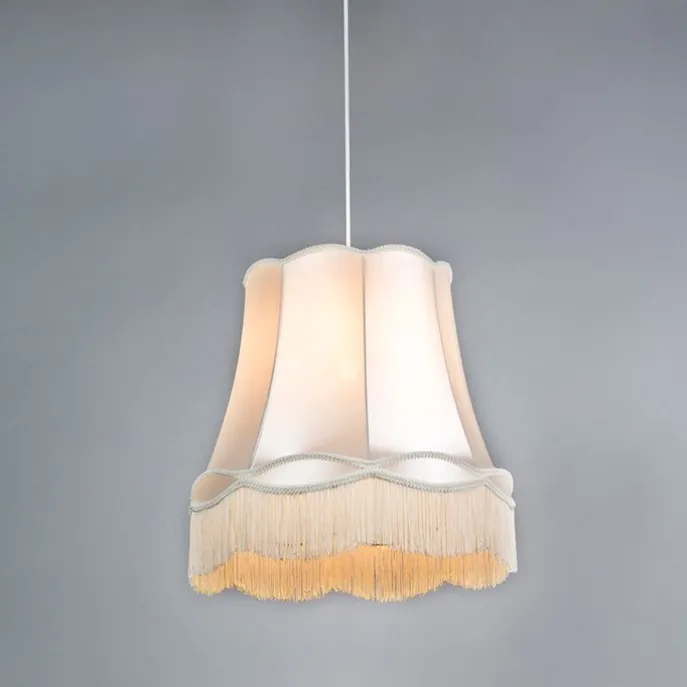 Set mit 4 Retro-Hängelampen creme 45 cm - Granny