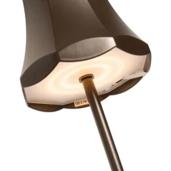 Set mit 2 Retro-Tischleuchten Dunkelbronze wiederaufladbar IP44 - Granny