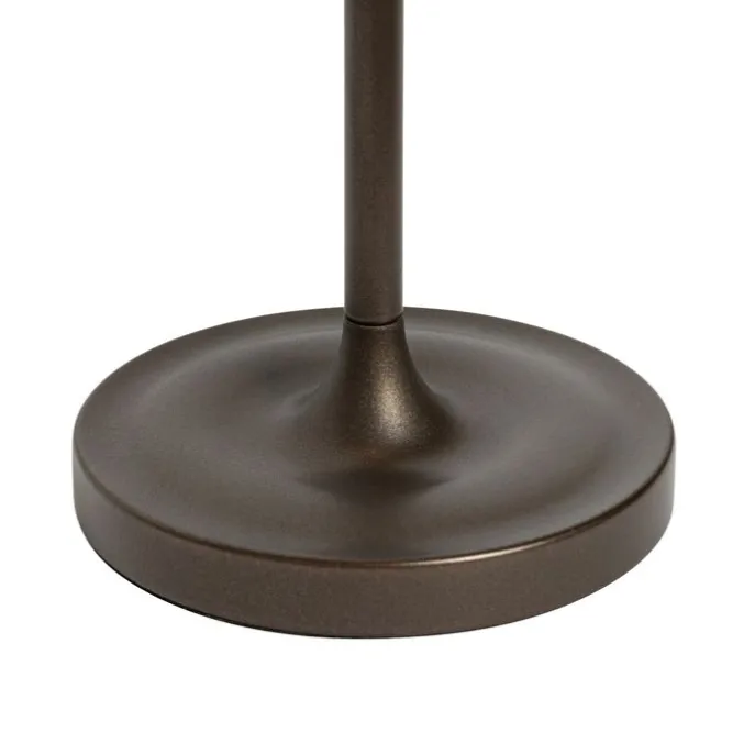 Set mit 2 Retro-Tischleuchten Dunkelbronze wiederaufladbar IP44 - Granny