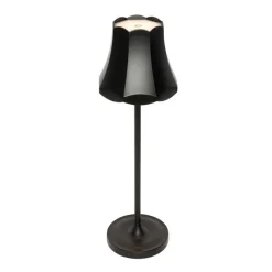 Set mit 2 Retro-Tischleuchten Schwarz wiederaufladbar IP44 - Granny