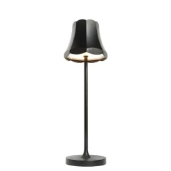 Set mit 2 Retro-Tischleuchten Schwarz wiederaufladbar IP44 - Granny