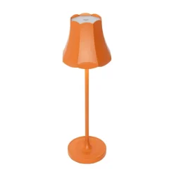 Set mit 2 Retro-Tischleuchten orange wiederaufladbar IP44 - Granny