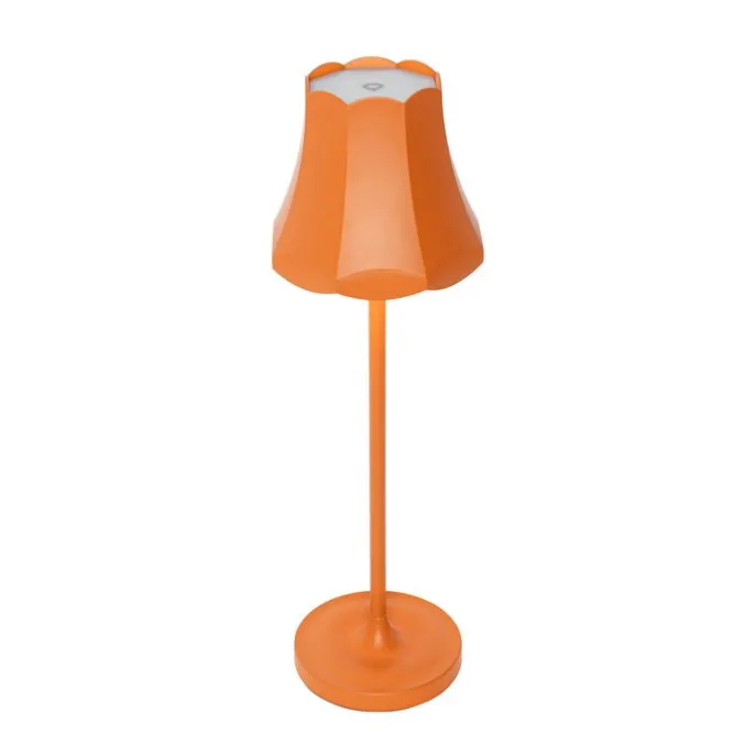 Set mit 2 Retro-Tischleuchten orange wiederaufladbar IP44 - Granny