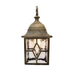 Set mit 2 romantischen Außenwandlaternen aus Bronze - London