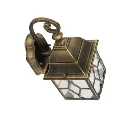 Set mit 2 romantischen Außenwandlaternen aus Bronze - London