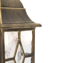 Set mit 2 romantischen Außenwandlaternen aus Bronze - London