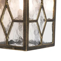 Set mit 2 romantischen Außenwandlaternen aus Bronze - London