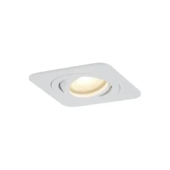 Set mit 6 runden Einbaustrahlern Weiß GU10 50mm dreh- und schwenkbar IP44 - Alberto