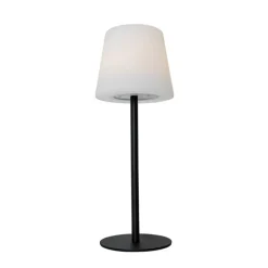 Set mit 2 schwarzen wiederaufladbaren Tischleuchten 40 cm IP54 - Jude