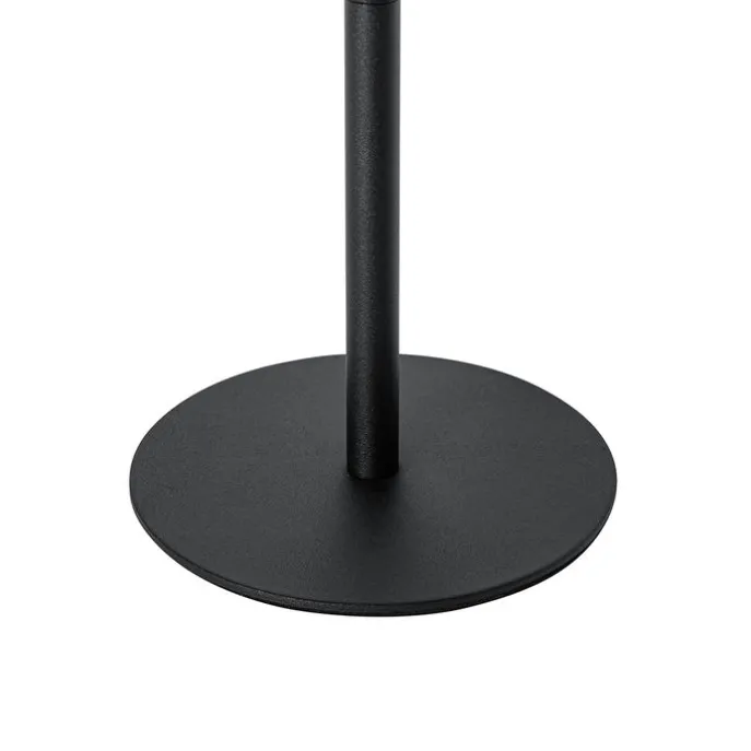 Set mit 2 schwarzen wiederaufladbaren Tischleuchten 40 cm IP54 - Jude