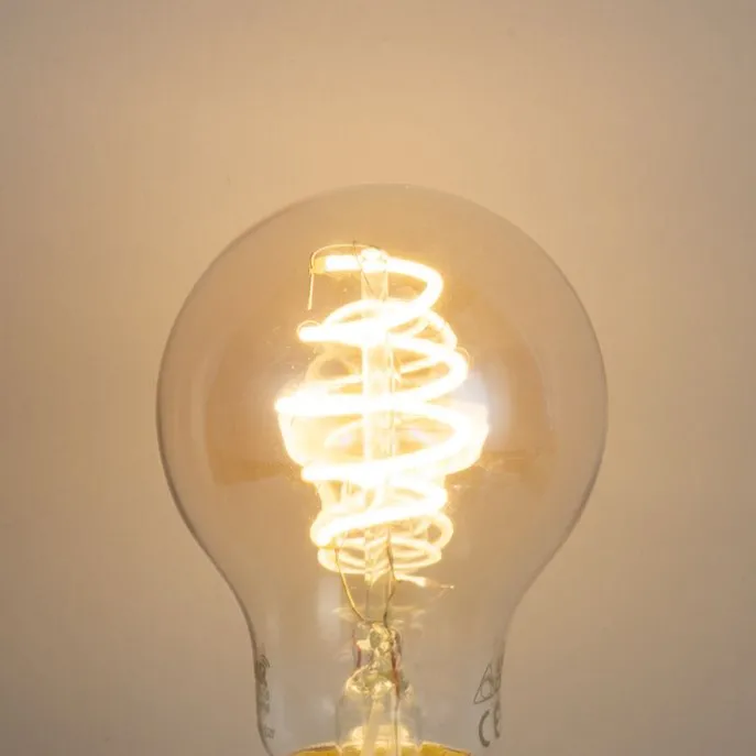 Set mit 5 Smart Dimmbare LED-Glühbirnen E27 A60 Bernstein 4,9W 320lm 2500K