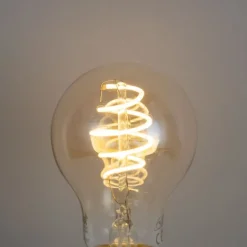 Set mit 5 Smart Dimmbare LED-Glühbirnen E27 A60 Bernstein 4,9W 320lm 2500K