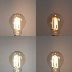 Set mit 5 Smart E14 dimmbar in Kelvin LED-Lampe P45 Goldline 4,9W 470 lm 1800-4000K