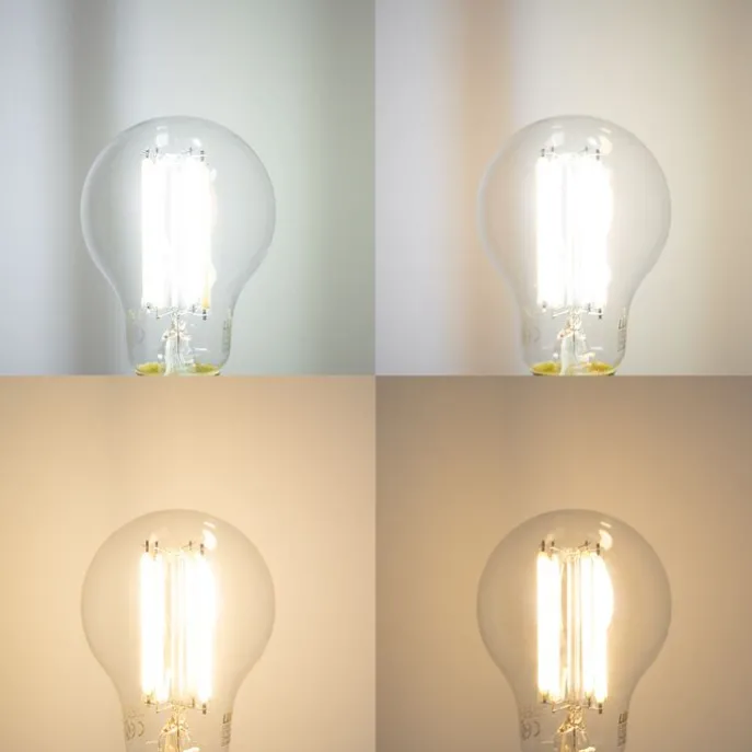 Set mit 5 Smart E27 Dimmbare LED-Glühbirnen A60 Klar 7W 806lm 2700-6500K