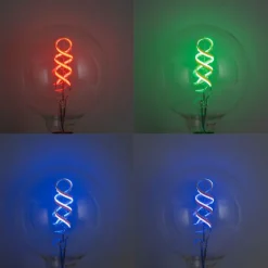 Set mit 5 Smart E27 Dimmbare LED-Glühbirnen G125 RGBW 4W 250lm 2700K