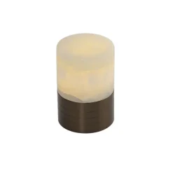 Set mit 2 Tischleuchten Dunkelbronze RGBW wiederaufladbar - Alessia