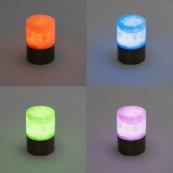 Set mit 2 Tischleuchten Dunkelbronze RGBW wiederaufladbar - Alessia