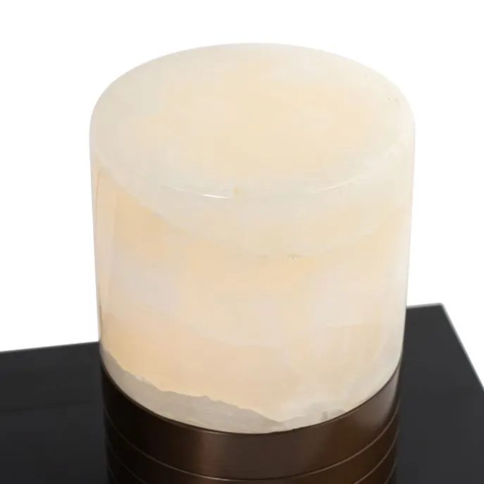 Set mit 2 Tischleuchten Dunkelbronze RGBW wiederaufladbar - Alessia