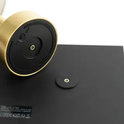 Set mit 2 Tischleuchten Gold mit Beige RGBW wiederaufladbar - Elise