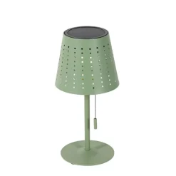 Set mit 2 Tischleuchten grün inkl. LED 3-stufig dimmbar wiederaufladbar und solarbetrieben - Ferre