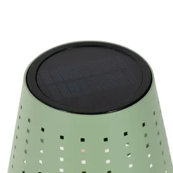 Set mit 2 Tischleuchten grün inkl. LED 3-stufig dimmbar wiederaufladbar und solarbetrieben - Ferre