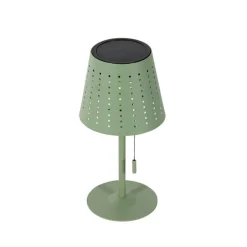 Set mit 2 Tischleuchten grün inkl. LED 3-stufig dimmbar wiederaufladbar und solarbetrieben - Ferre